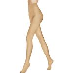 Reduzierte Nudefarbene Elegante Blickdichte Strumpfhosen aus Samt Handwäsche für Damen Größe 40 