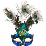 Buttinette Venezianische Masken mit Pailletten für Damen 