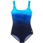 Blaue Batik LASCANA Beach Damenbadeanzüge gepolstert 