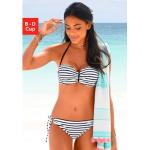Bandeau-Bikini-Top VENICE BEACH "Summer" bunt (weiß, marine, gestreift) Damen Bikini-Oberteile Ocean Blue