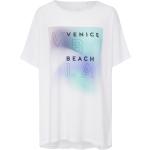 Weiße VENICE BEACH T-Shirts mit Meer-Motiv für Damen Größe XL 