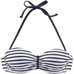 Reduzierte VENICE BEACH Bandeau-Bikinis mit Meer-Motiv für Damen 