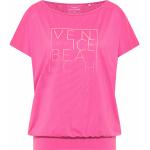 Pinke VENICE BEACH T-Shirts mit Meer-Motiv für Damen Größe XL 