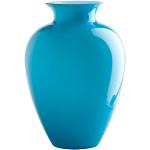 Blaue 29 cm Venini Vasen & Blumenvasen mundgeblasen 