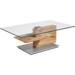 Reduzierte Weiße Moderne Venjakob Rechteckige Glascouchtische geölt aus Holz Breite 100-150cm, Höhe 100-150cm, Tiefe 0-50cm 