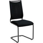 Schwarze Moderne Venjakob Lilli Freischwinger Stühle Breite 0-50cm, Höhe 0-50cm, Tiefe 0-50cm 