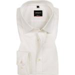 Reduzierte Weiße Bestickte Langärmelige Kentkragen Hemden mit Kent-Kragen für Herren 