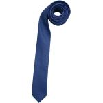 Dunkelblaue Elegante Schmale Krawatten aus Kunstfaser für Herren zur Hochzeit 
