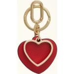 Rote FURLA Venus Karabinerhaken-Schlüsselanhänger aus Leder für Damen 