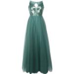 Mintgrüne Ärmellose Vera Mont Maxi Herzförmige Lange Abendkleider mit Reißverschluss aus Polyamid für Damen Größe S 