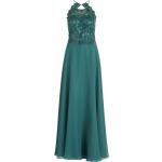 Grüne Elegante Ärmellose Vera Mont Chiffon-Abendkleider mit Reißverschluss aus Chiffon für Damen Größe 3 XL 