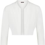 Weiße Elegante 3/4-ärmelige V-Ausschnitt Brautmode & Hochzeitsmode enganliegend für Damen Größe XL 