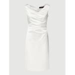 Offwhitefarbene Vera Mont V-Ausschnitt Brautkleider & Hochzeitskleider aus Satin für Damen Größe XL für die Braut 