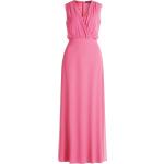 Pinke Elegante Ärmellose Chiffon-Abendkleider aus Chiffon enganliegend für Damen Größe L 