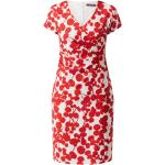 Reduzierte Rote Vera Mont V-Ausschnitt Cocktailkleider aus Polyester für Damen Übergrößen 