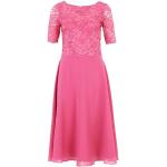 Reduzierte Pinke Elegante Vera Mont Chiffon-Abendkleider aus Chiffon für Damen Größe XL 
