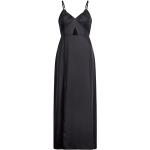 Reduzierte Schwarze Unifarbene Elegante Vera Mont Maxi V-Ausschnitt Lange Abendkleider enganliegend für Damen Größe M 