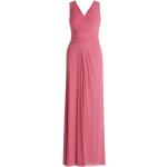 Pinke Elegante Vera Mont Maxi V-Ausschnitt Lange Abendkleider enganliegend für Damen Größe 3 XL 