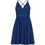 Reduzierte Blaue Elegante Ärmellose Vera Mont V-Ausschnitt Spaghettiträger-Kleider enganliegend für Damen Größe XL 