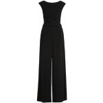 Schwarze Elegante Ärmellose Vera Mont Lange Overalls mit Reißverschluss aus Jersey für Damen Größe XS 