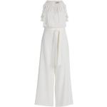 Weiße Elegante Vera Mont Damenjumpsuits & Damenoveralls mit Volants aus Jersey Größe XXL 