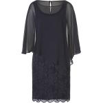 Dunkelblaue Vera Mont Mini Kurze Abendkleider aus Polyamid für Damen Größe XL für den für den Winter 