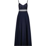 Blaue Elegante Vera Mont Maxi Lange Abendkleider mit Reißverschluss für Damen Größe S 