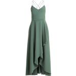 Reduzierte Grüne Ärmellose Vera Mont Maxi Lange Abendkleider mit Rüschen für Damen Größe XL 