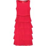 Rubinrote Elegante Vera Mont Soiree Mini Rundhals-Ausschnitt Minikleider & kurze Kleider für Damen Größe L 