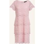 Rosa Kurzärmelige Vera Mont Mini Kurze Abendkleider mit Reißverschluss aus Polyamid für Damen Größe S für den für den Winter 