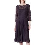 Reduzierte 3/4-ärmelige Vera Mont Rundhals-Ausschnitt Taillierte Kleider mit Reißverschluss für Damen Größe XL für den für den Herbst 