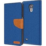 Blaue Samsung Galaxy S4 Mini Cases Art: Flip Cases mit Bildern aus Textil mini 