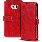 Rote Retro Samsung Galaxy S6 Edge Cases Art: Flip Cases mit Bildern 