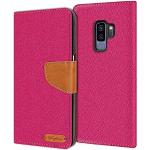 Pinke Samsung Galaxy S9+ Cases Art: Flip Cases mit Bildern aus Textil 