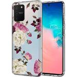 Pinke Blumenmuster Samsung Galaxy S10 lite Cases mit Vogel-Motiv mit Muster aus Gummi 