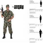 Reduzierte Soldaten-Kostüme für Herren 