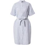 Reduzierte Marineblaue Vero Moda Mini Stehkragen Minikleider & kurze Kleider aus Baumwolle für Damen Größe M 