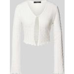 Weiße Vero Moda Damencardigans aus Baumwolle Größe XL 