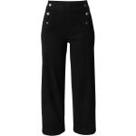 Schwarze Wide Leg Jeans & Relaxed Fit Jeans aus Denim für Damen Größe XL 