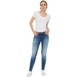 Blaue Vero Moda Slim Fit Jeans aus Denim enganliegend für Damen Größe L 