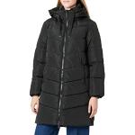 Schwarze Gesteppte Vero Moda Mini Damensteppmäntel mit Kapuze Größe L für den für den Winter 