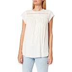 Weiße Vero Moda T-Shirts aus Spitze für Damen Größe M 