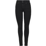 Schwarze Vero Moda Slim Fit Jeans aus Denim für Damen Größe S 