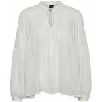 Weiße Vero Moda Tunika-Blusen für Damen Größe S 