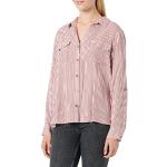 Reduzierte Rosa Langärmelige Vero Moda Shirts mit Tasche mit Knopf für Damen Größe S 