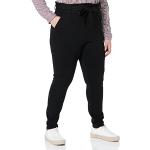 Reduzierte Schwarze Loose Fit Vero Moda Tall Nachhaltige Paperbag-Hosen mit Gürtel aus Viskose für Damen Größe XXL 