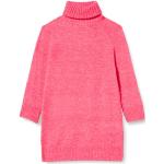 Pinke Melierte Vero Moda Rollkragen Kinderstrickkleider für Mädchen Größe 146 