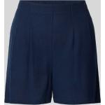 Marineblaue Unifarbene Vero Moda Nachhaltige High Waist Shorts für Damen Größe M 