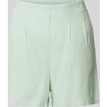Mintgrüne Vero Moda Nachhaltige High Waist Shorts für Damen Größe S 