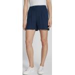 Marineblaue Vero Moda Nachhaltige High Waist Shorts für Damen Größe XS 